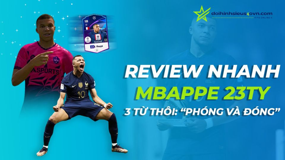 Review mbappe fo4 23TY