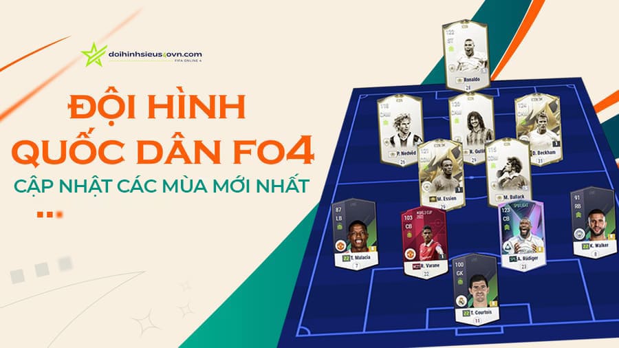 Đội hình quốc dân fo4 - FC Online cập nhật mới nhất