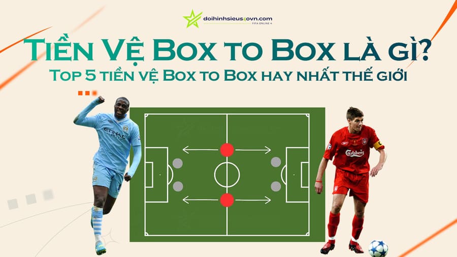 Tiền vệ Box to box là gì trong bóng đá?